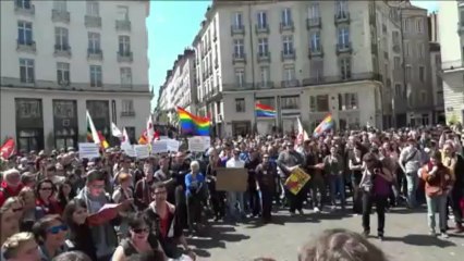 Nantes: manifestation pour dénoncer "les terreurs homophobes"