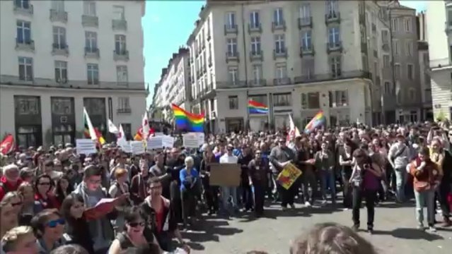 Nantes: manifestation pour dénoncer les terreurs homophobes