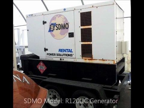 SDMO R120UC Generator For Sale
