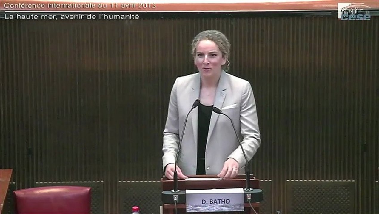 03-Discours de Mme Delphine Batho - Conférence Haute-mer 2013 - cese