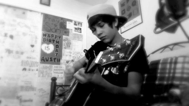 Austin Mahone Somebody to love Justin Bieber cover acoustic