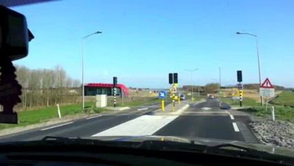 Mijn dochter aan het stuur