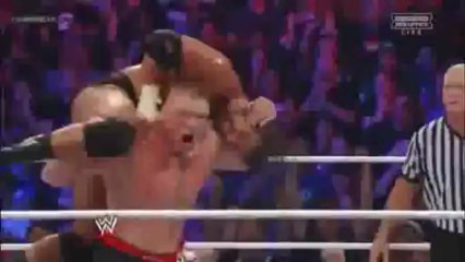 Triple H Pedigrees Brock Lesnar