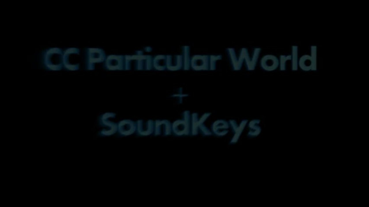 [After Effects] TrapCode SoundKeys + CC Particular World