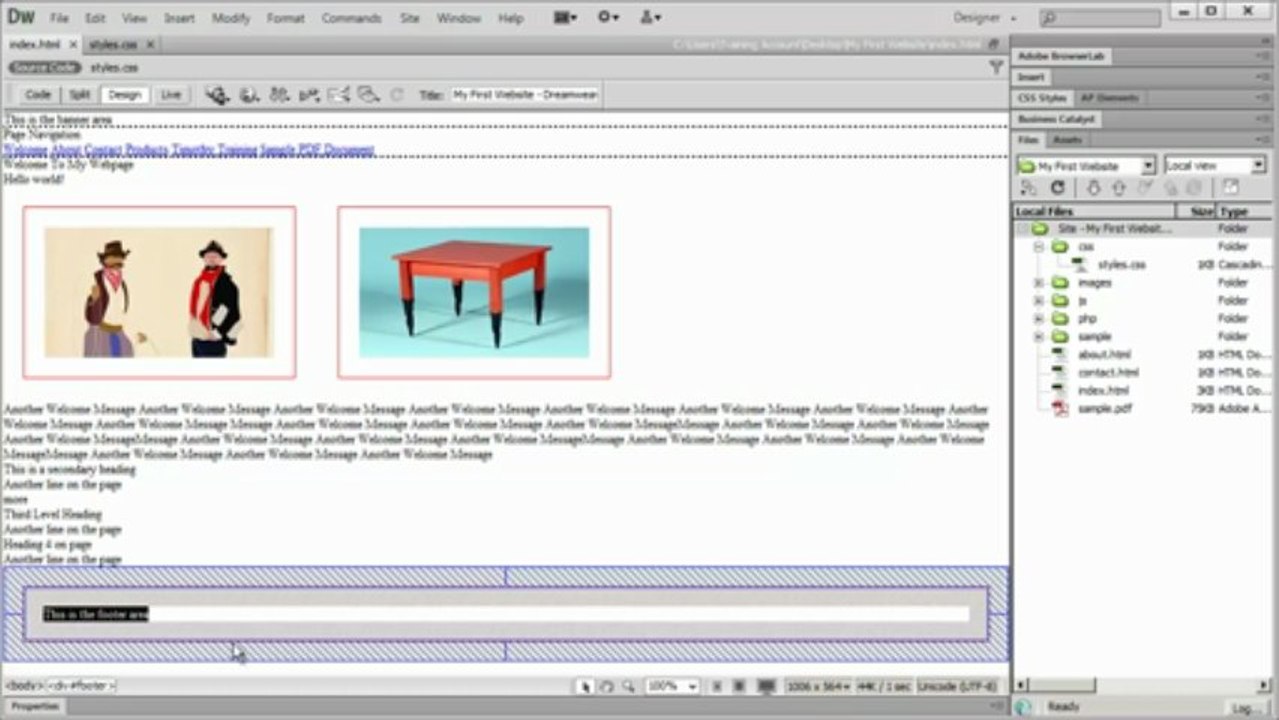 Dreamweaver CS6 Tutorial – Video 15