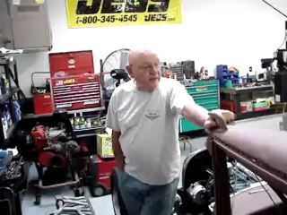 John Kenney of Delaware rat rod slant six