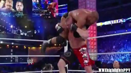 Brock Lesnar vs Triple H Wrestlemania 29 No Holds Barred