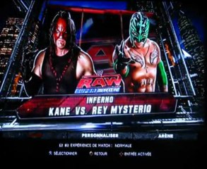 WWE 13 : Inferno, Kane VS Rey Mysterio
