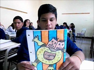 Alann Galeano de 2º 4º présente son  personnage