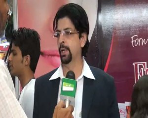 M. Nisar Ashraf Brand Manager of Rivaj uk in international tourism Expo Lahore (2013)