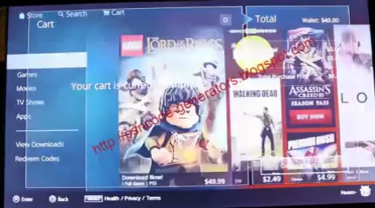 Working- free PSN code generator 2013 -generateur de code psn 2013