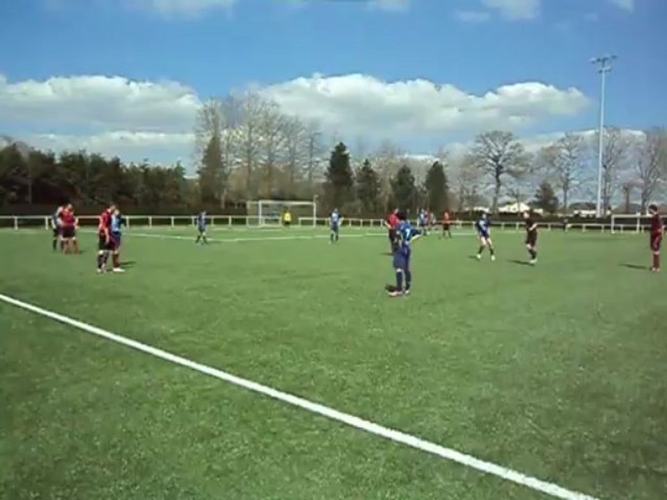 U15 contre Hennebont coupe du Morbihan 20 avril 2013 domination hennebontaise
