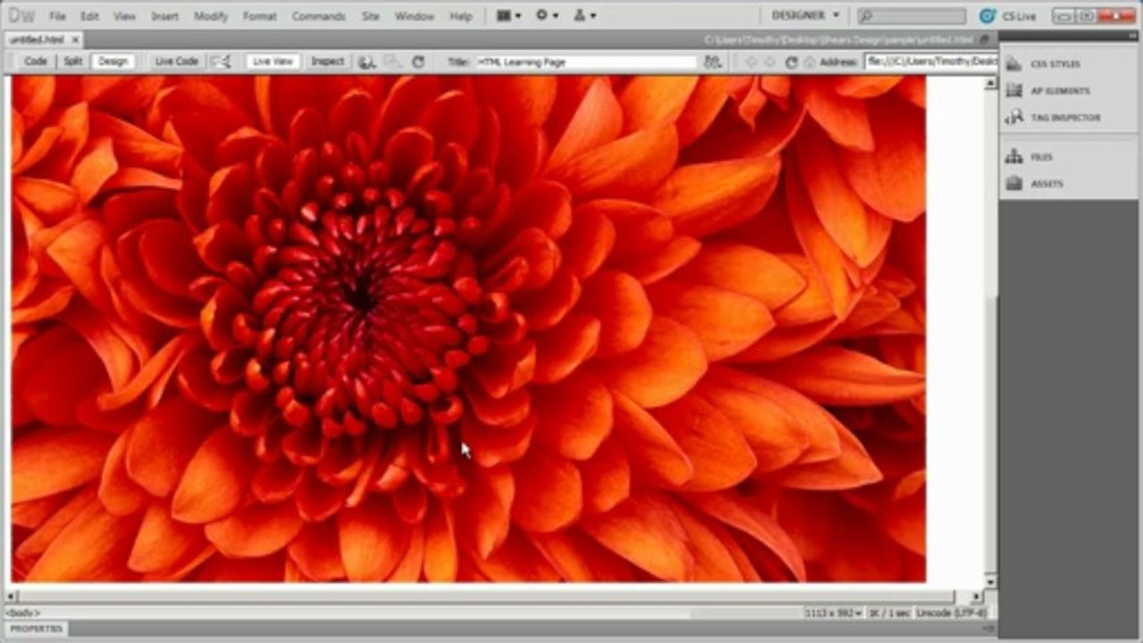 Dreamweaver CS5 Tutorial – Video 09
