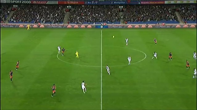 But Lisandro LOPEZ (29ème) - Montpellier Hérault SC - Olympique Lyonnais (1-2) - saison 2012/2013