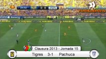 Tigres 3-1 Pachuca Jornada 15, Liga MX Clausura 2013