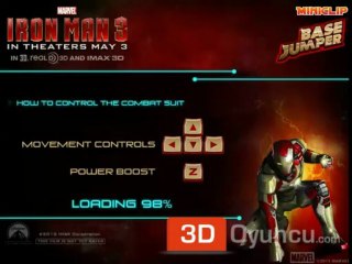 3D Iron Man 3 - 3D Çizgi Film Oyunları