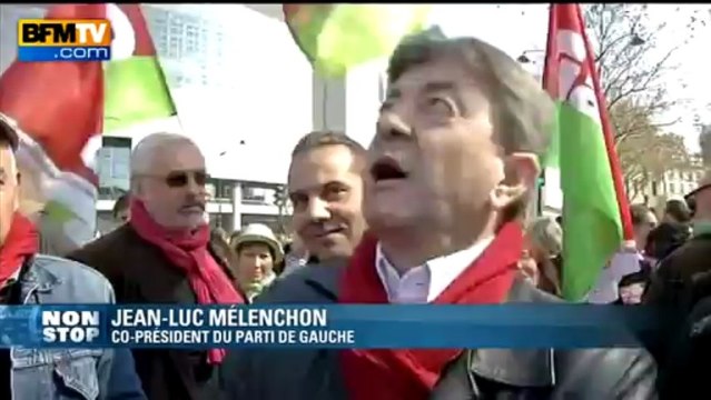 Manif pour le mariage homo: Mélenchon émerveillé de voir l'énergie citoyenne -21/04