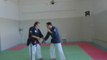 Défense contre attaque au couteau lors d'un stage de Kyusho-Jitsu par Jean-Paul Bindel