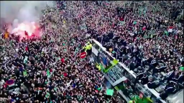 ASSE : le défilé des vainqueurs à Saint-Etienne