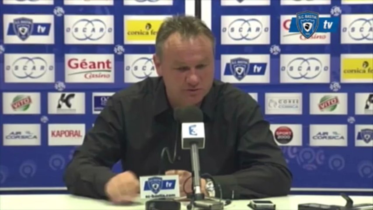 L1 / 2012-13 : Bastia 1-2 Lille : Conf. de F. Hantz