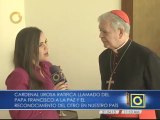 Cardenal Urosa llama al diálogo