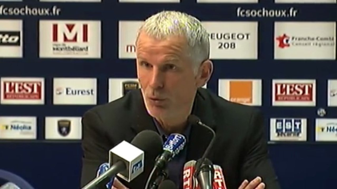 La conférence post Sochaux-Bordeaux