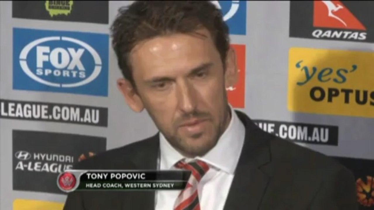 A-League: Popovic: 'Die Niederlage ist enttäuschend'