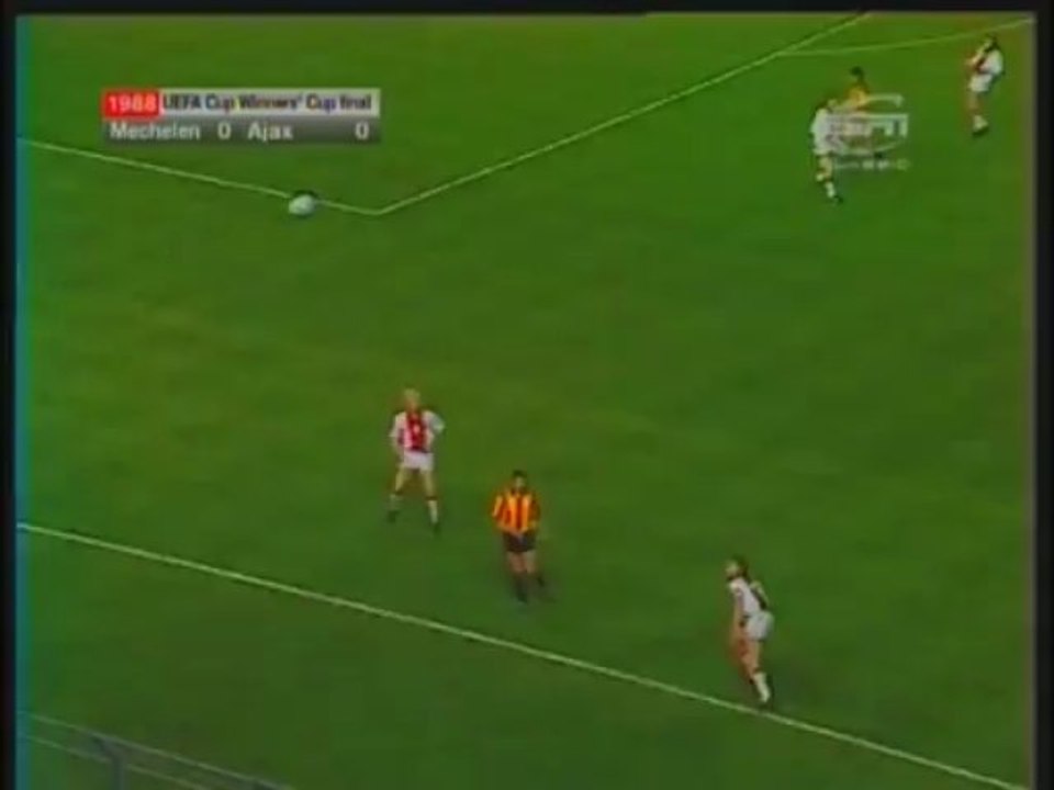 1988 (May 11) Mechelen (Belgium) 1-Ajax Amsterdam (Holland) 0 (Cup Winners Cup)