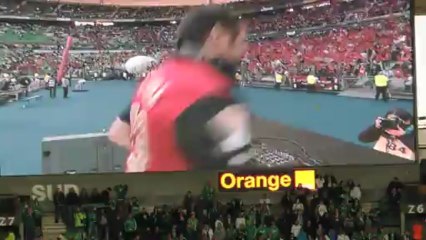 20/04/13 : ASSE-SRFC : DJ Zebra en action