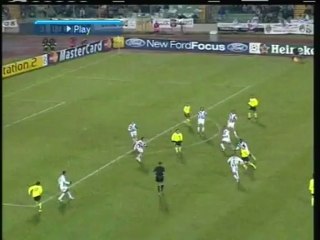 2005 (December 7) Udinese (Italy) 0-Barcelona (Spain) 2 (Champions League)