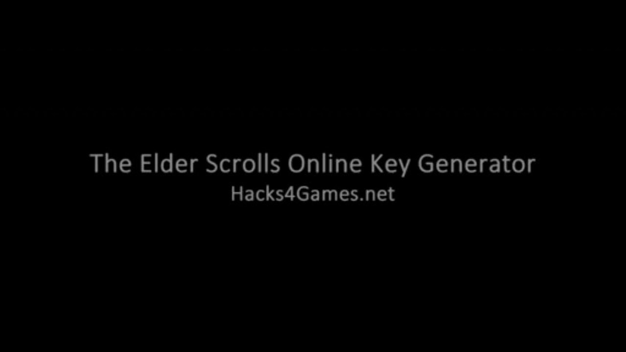 The Elder Scrolls Online Key Generator - WORKING 2013