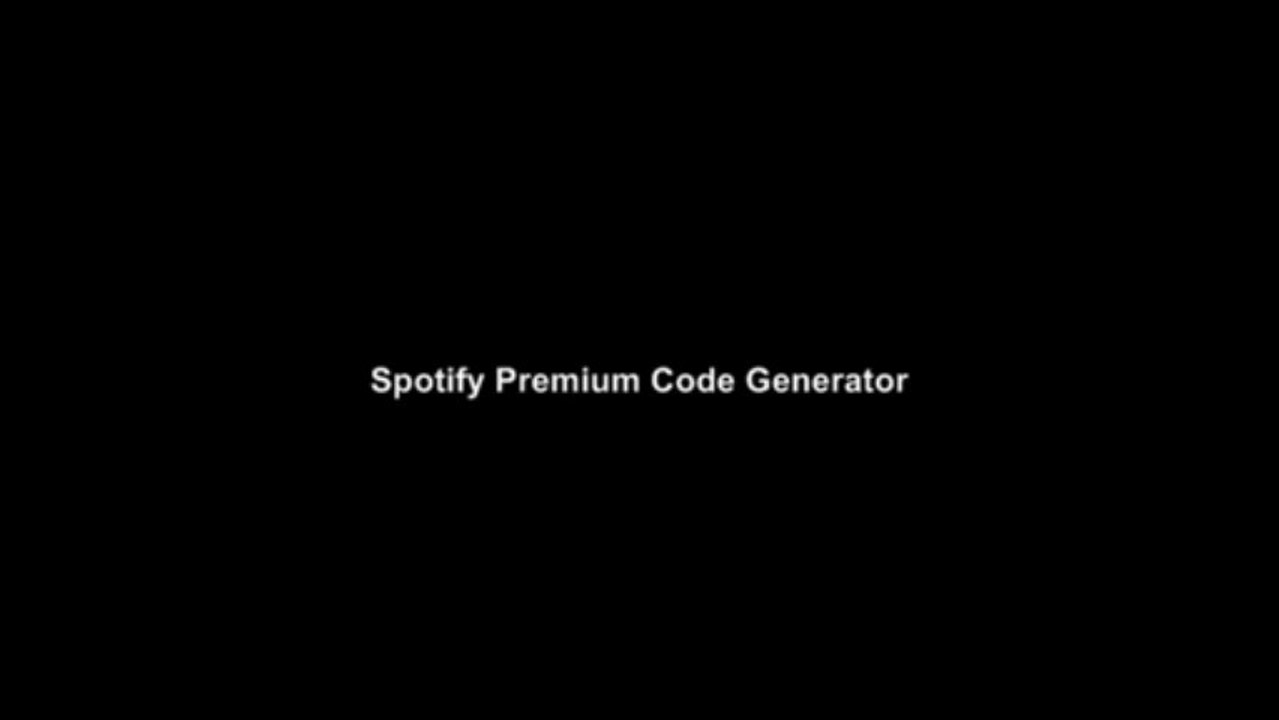 Free Spotify Premium Code Generator Still Working 100%