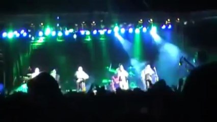 Así se vio el meteorito durante un concierto en Argentina