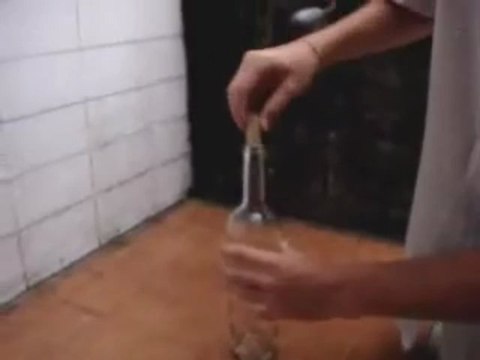 Comment sortir un bouchon d'une bouteille
