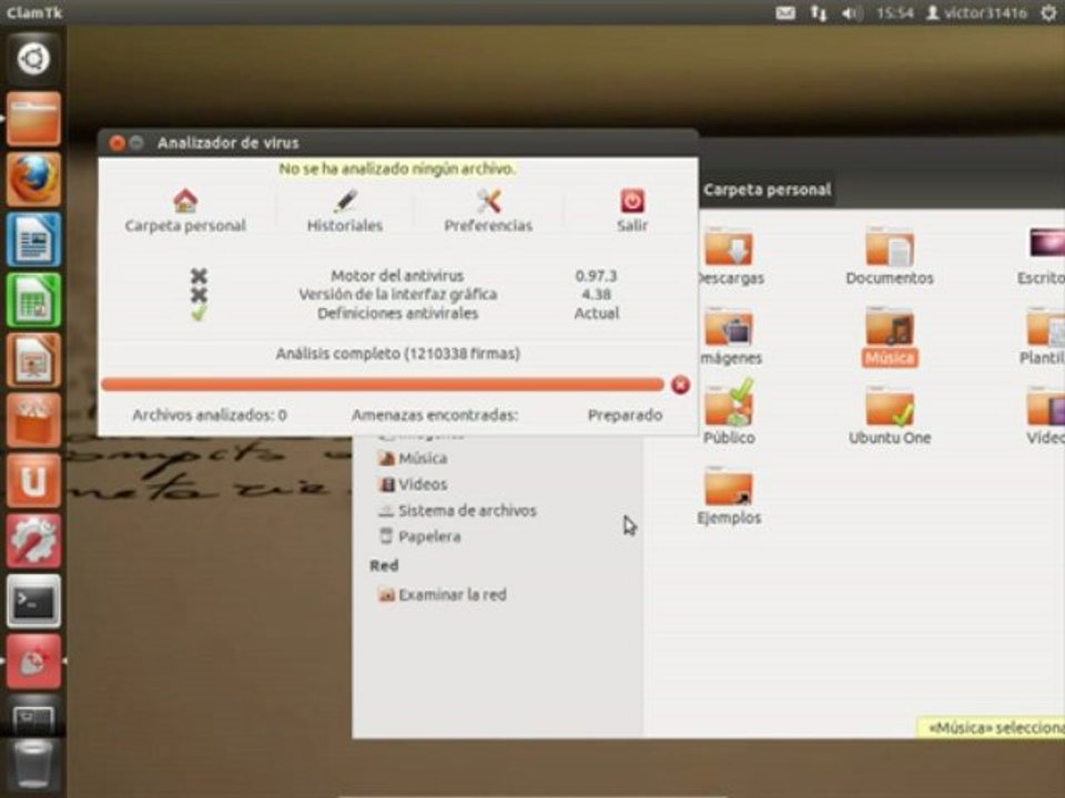 Ubuntu 12.04 LTS - 2.6 Instalar antivirus (clamtk ) Ubuntu Alsamixer by darkcrizt