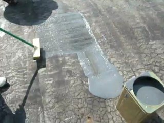 Applying surfacing material 1