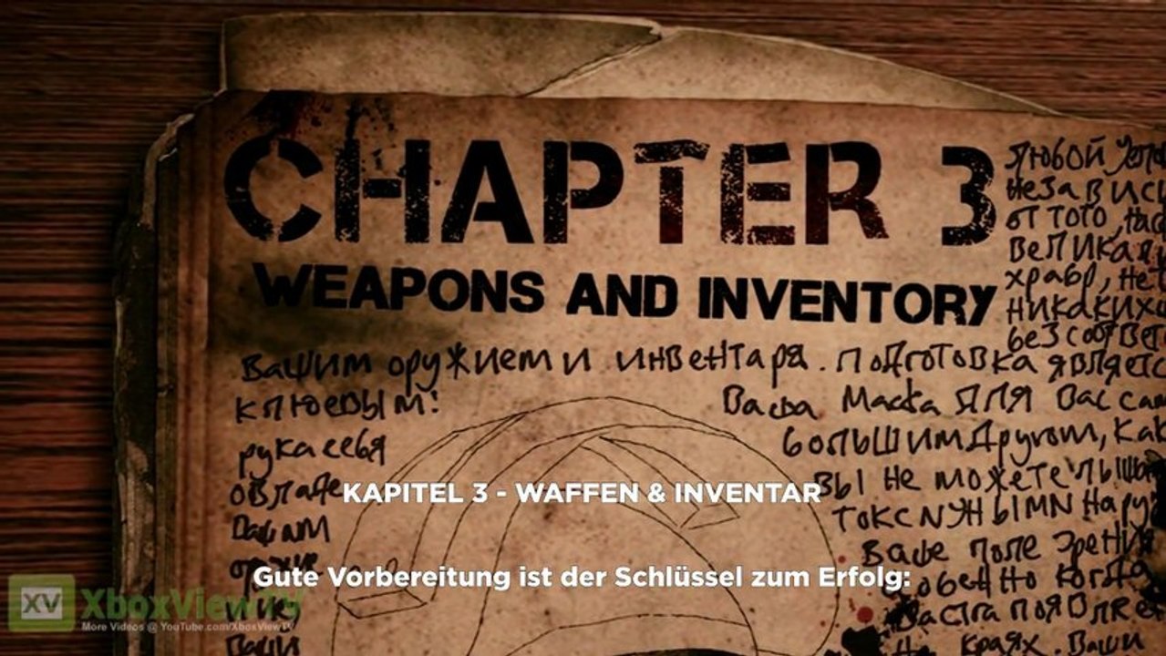 Metro: Last Light | Ranger Überlebens-Handbuch' 'Kapitel 3 - Waffen & Inventar' [DE] (2013) | HD