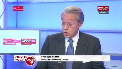 Philippe Marini : "[Manifestation anti mariage gay du 26 mai] Je me fous pas mal d’être le cas échéant minoritaire"