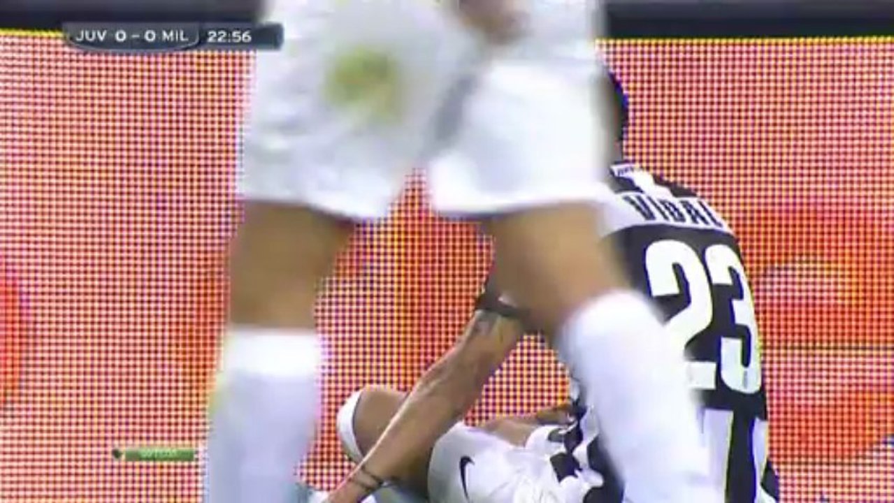 Чемпионат Италии 2012-2013 33 тур Ювентус-Милан 1 тайм