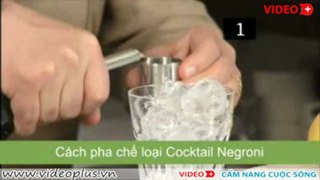 Cách pha chế cocktail negroni