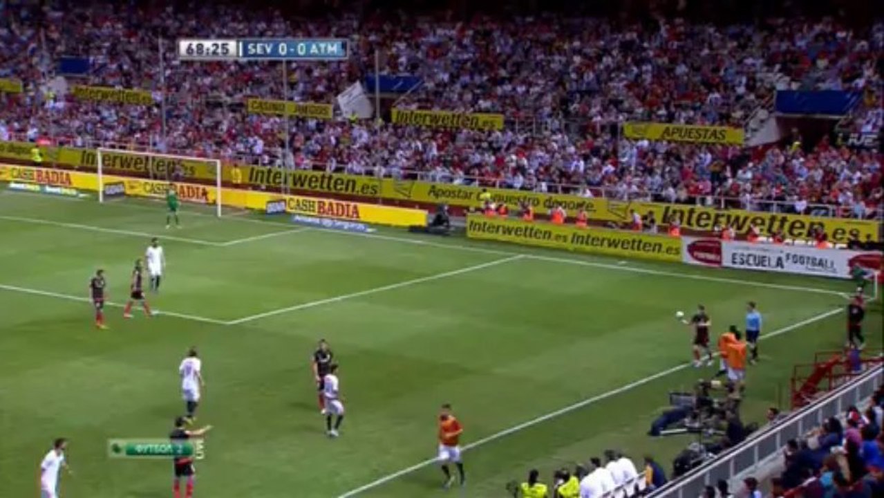Чемпионат Испании 2012-2013 32 тур Севилья-Атлетико Мадрид 2 тайм