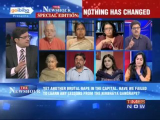 The Newshour Debate: Five year old raped - Has nothing changed in India? (Part 5 of 6)