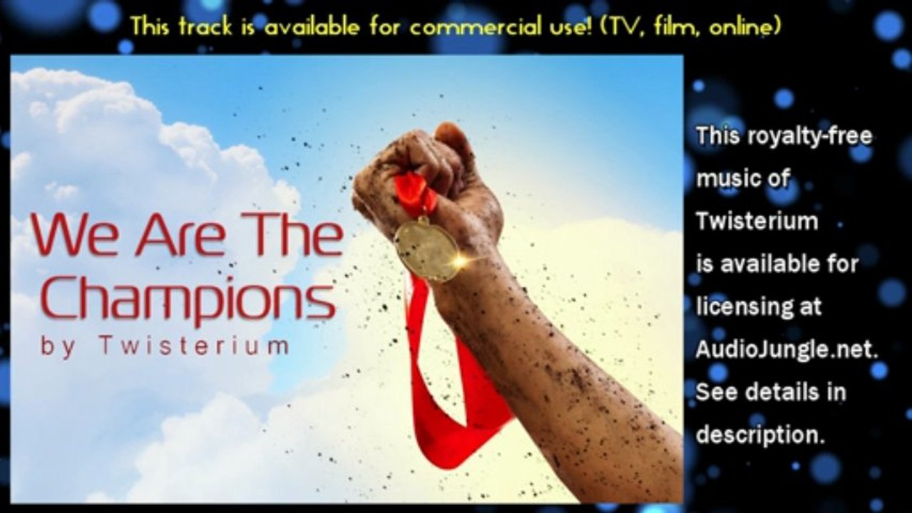 "We Are The Champions"  - Commercial Background Instrumental Royalty Free Music | AudioJungle