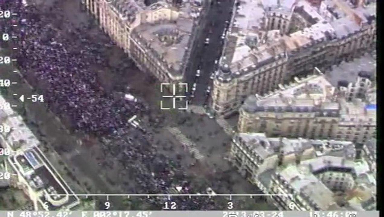 Manif pour tous, la préfécture de police retouche les images ?