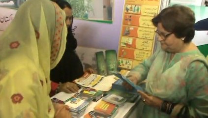 Minister visits PWD stall at Expo Center on 21st April 2013