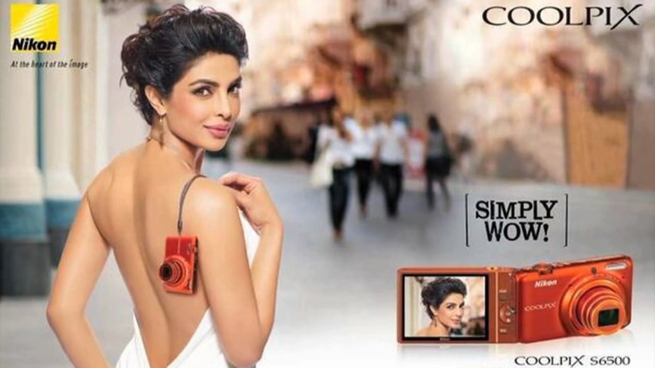 Sensuous Priyanka Chopra Backless Ad