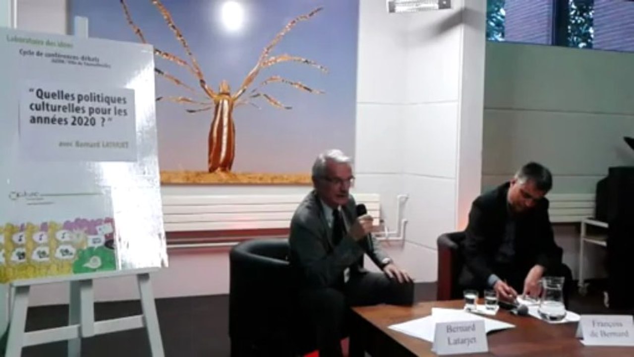 Conférence - débat : "Quelles politiques culturelles pour les années 2020  ?" avec Bernard Latarjet (18 avril 2013, Tournefeuille) partie 1