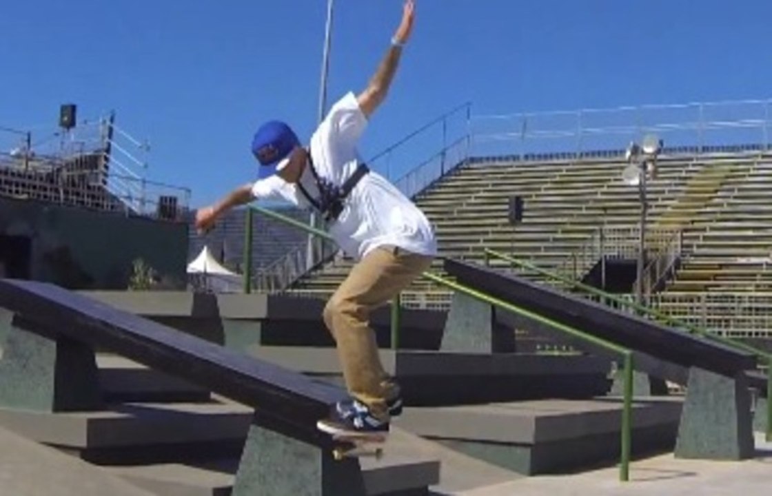 Ryan Sheckler Skateboard Street Course Preview - Summer X-Games 2013 - Foz Do Iguacu