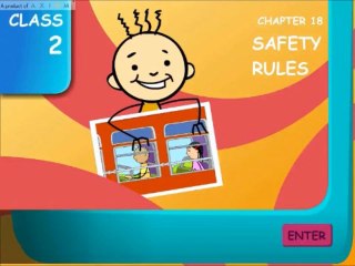 Safety Rules on Road, in Bus, in School and While Playing