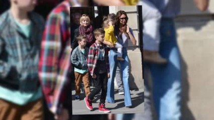 Victoria Beckham Takes Her Family on a Weekend Break to Paris